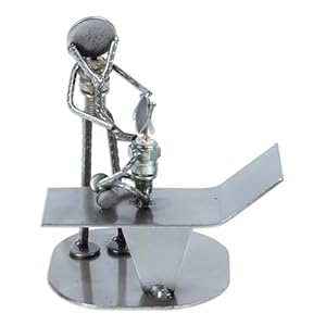 NOVICA Metallic Handcrafted Recycled Metal Auto Part Sculpture, 6.5″ Tall, ‘Pediatrician’S Appointment’