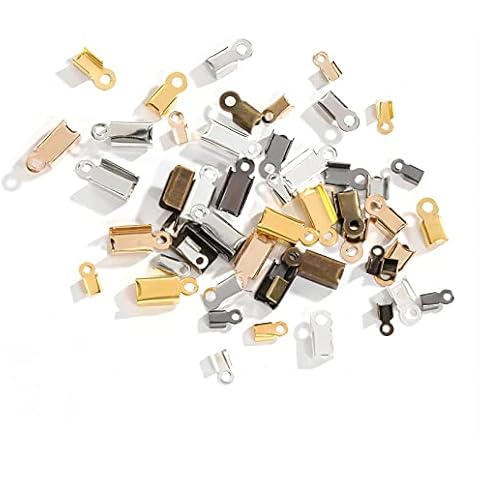 200 Pieces Fold Over Cord Ends by KAEZDD Cover