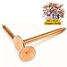 Dubbs Hardware 1.5-Inch Pure Copper Roofing Nails - 10 oz Pack of Solid Copper Slate Spikes for Roofing, Flashing, Furniture, and Boat Building - 3/8