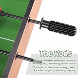 WIN.MAX Mini Tischfussball, Tragbarer Leichter Tischfußball, Kickertisch/Tischkicker für Kinder...