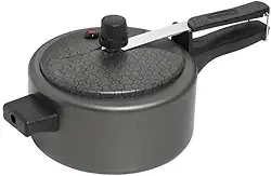 Panela de Pressão Pequena Antiaderente de 2 Litros Pressionella Mini, Grafite, Ramos