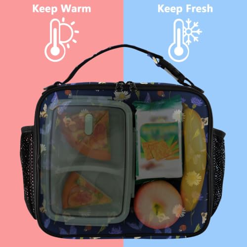 Lonchera térmica escolar infantil impermeable con correa para evitar pérdidas 5