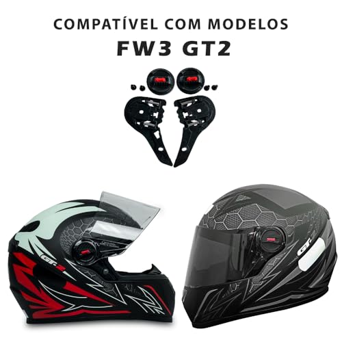 Kit Reparo Viseira Ls2 Ff358 Ff396 Texx Fw3 Gt2 Helt Strada