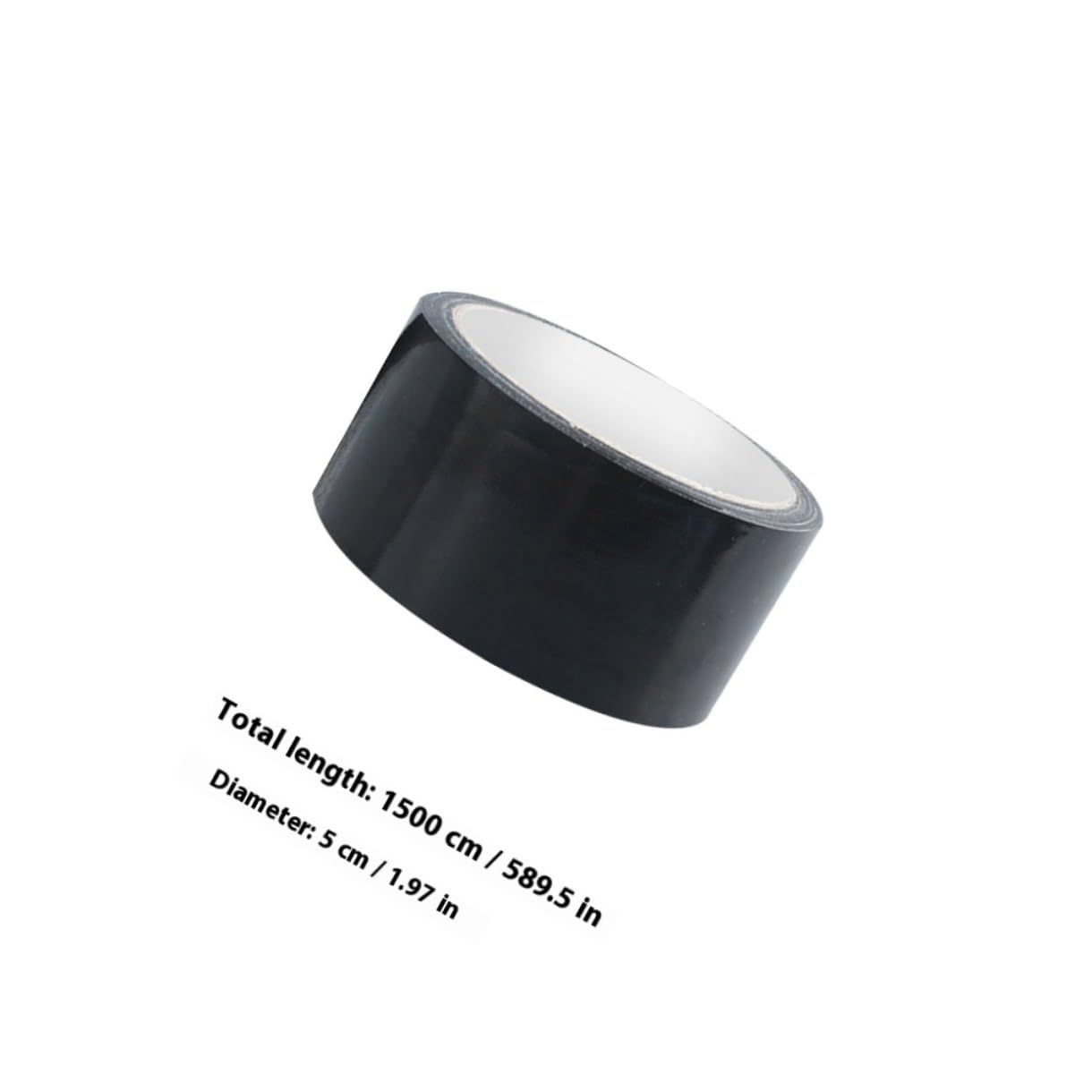 Ruban Adhésif Toilé Haute Résistance Noir 5 Rouleaux 5cm X 15 M