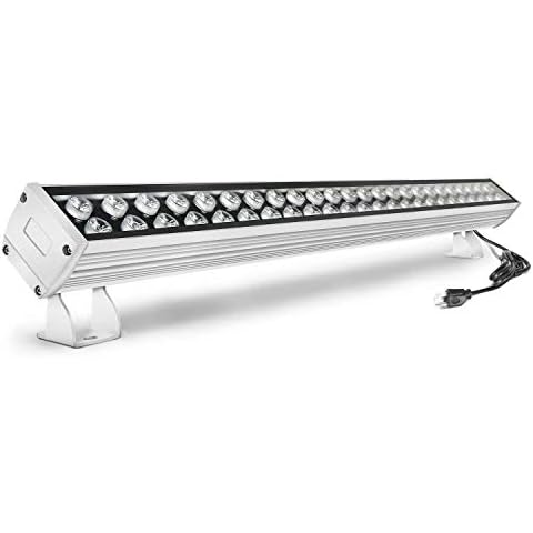 RSN LED 48W Wall Washer Light, 39.4in Wall Washer Linear Light 5000K Daylight White, Super Bright 4800lm Outdoor Wall Washer led Light with US 3-Plug IP65 Waterproof Suitable for Garden, Bridge Cover
