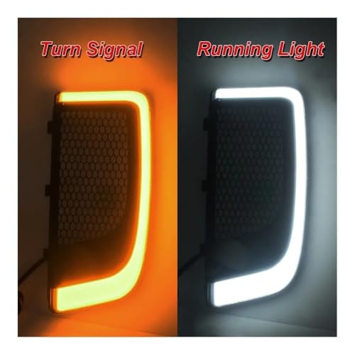 Intermitentes de moto para parrillas inferiores de carenado luces de señal Harley Touring 7