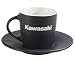 Produktbild Kawasaki Kaffee Tasse mit Unterteller ! MUG schwarz weiß