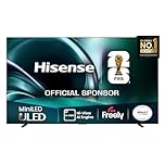 Hisense 85" 85U7QTUK MiniLED QLED 144Hz Smart AI TV - Hi-View AI Engine, 144Hz Game Mode PRO, 2.1 Channel, Dolby Atmos, Quantum Dot Colour, Anti-Reflection with Freely, Disney +, YouTube, Netflix