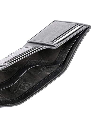 Men's RFID Blocking Leather Trifold Wallet3