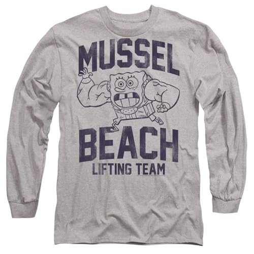 T-Shirt Bob l'Éponge Manches Longues pour le Style Streetwear