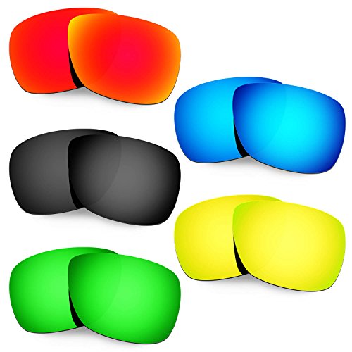 Verres pour Oakley Inmate pour homme - 5 paires idéales pour la conduite et le sport de plein air