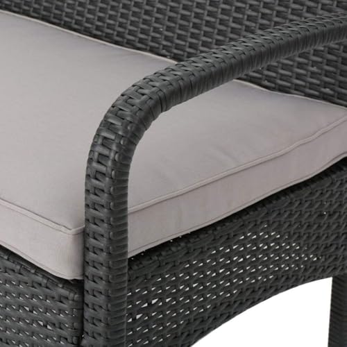 Image of Amazon Brand - Solimo Zeno Outdoor Sofa Set || Balcony Sofa || Patio Furniture Sets || Indoor Sofa|| Wicker Rattan Garden Sofa Set with Cushion and Center Table (4 Seater-Brown-Beige)