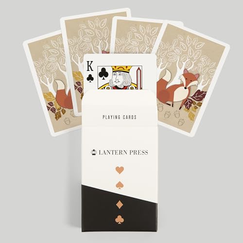 Lantern Press Juego de Cartas Póker con 52 naipes miniatura 6