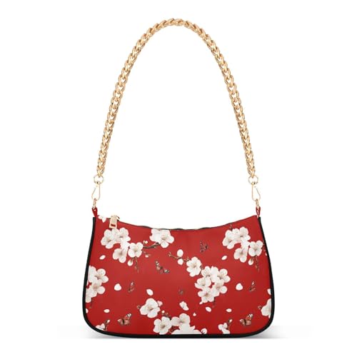 Sac à main tendance rouge Beauty Cherry Blossom en taille unique pour femme