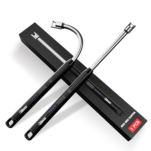 Image of Crasts USB Plasma Rechargeable Electric Gas Lighter for Pooja Room, Candles, BBQ, Multi Purpose - 360 Degree Flexible & Windproof (Multicolor)