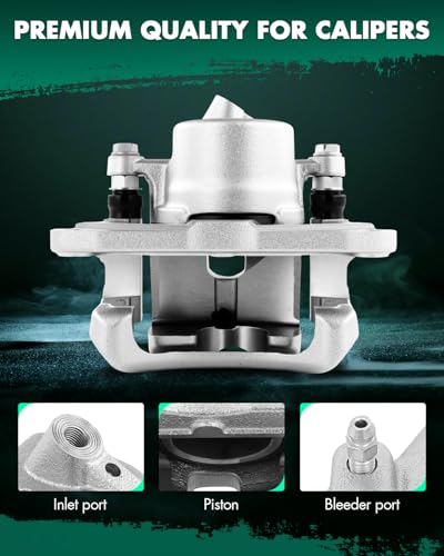 Image of SCITOO - Front Disc Brake Calipers Assembly with Bracket For Toyota For RAV4 2001 2002 2003 2004 2005 19B2688 19B2689