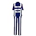 Valecos Cosplay Boku No Hero Academia My Hero Academia Izuku Midoriya Costume Training Suit Uniform Blue (Large)