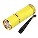 Produktbild Mini LED Taschenlampe UV Lampe Tragbar Für Nagel Gel Schnelltrockner Heilung 4 Farben Wählen Nagel Gel Heilung Maniküre Werkzeug@Gelb