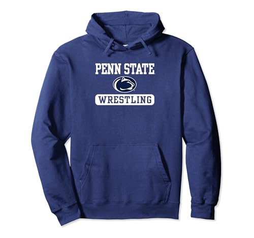 Penn State Nittany Lions Wrestling Navy Officially Licensed Pullover Hoodie