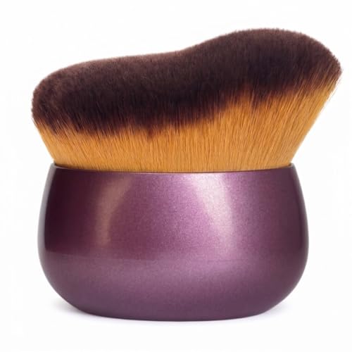 Kabuki Body Brush for Self Tanner &amp; Legs Makeup – Premium Body Makeup &amp; Kabuki Foundation Brush, Streak-Free Blending Applicator for Body Coverage Perfector, Bronzer, Shimmer &amp; Sunless Tanner