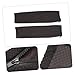 CONGARTENO Elastic Office Chair Armrest Covers with Zipper Closure Thickened Black All-Around Sleeves Protective Cushion for Computer Chair Arm Rest Relieves Elbow Pressure for Home and