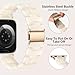 Lerobo Resin Band Compatible with Apple Watch Bands for Women 38mm 40mm 41mm 42mm, Fashion Lightweight Tortoise Replacement Strap for iWatch Series 11 10 9 8 7 6 5 4 3 2 SE Ultra, Colorful Ivory White