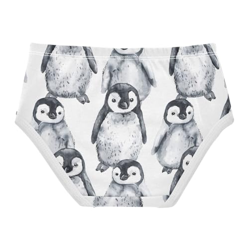 J JOYSAY Cute Penguins White Girls' Underwear Cotton Girls Underwear2