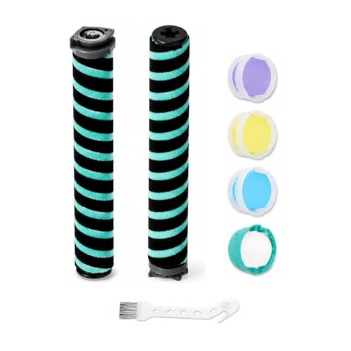 Image of AZ4002 Soft Brush Roller Replacement for Shark Detect Pro /Shark Power Detect Upright Vacuum AZ4000 AZ4002 AZ4000C, 2 Roller Brush,4 Odor Neutralizer Cartridge and 1Clening Brush