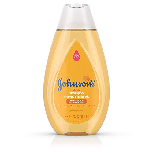 Image of Johnson's Baby Tear Free Gentle Baby Shampoo, Free of Parabens, Phthalates, Sulfates and Dyes, Yellow, 6.76 Fl Oz