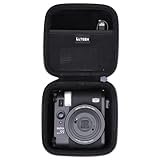 LTGEM Case Compatible with Fujifilm Instax Mini 12/41 / 11/99 / 40 / SE Instant Film Camera, Hard Travel Carrying Storage Bag - Black(Case Only)