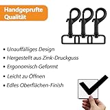 4 Stück Karabiner mit Drehgelenk, Haken mit Drehgelenk, Karabiner, Haken mit Drehgelenk, für Hundehalsband, für Hundehalsband Eimer Hängematte Pferd Tack