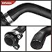 A-Premium Radiator Coolant Hose Compatible with BMW F22 228i 2014-2016, F30 320i 2015, 328i 2015-2016, X1 E84, X3 F25, X5 F15 2018, L4 2.0L, Replace# 11537603514