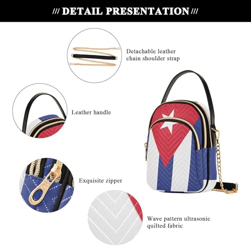 Image of Patriot Flag Cell Phone Purse Crossbody Handbag Durable Shoulder Bag Sturdy Travel Pouch
