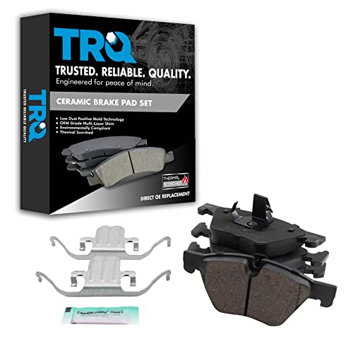 TRQ Front Brake Pads Ceramic for BMW 528i (2011-2016)