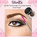 Firm Eyebrow Brush Kit For Makeup Pomade Tint Stencil Color Waterproof Applicator 2 Pc Angled Eye Brow Lamination Kit To Contour Conceal Brows With Razor Thin Hair Strokes Filling Winged Eyeliner