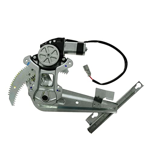 Image of TRQ Rear Left Power Window Regulator & Motor Assembly Drivers Side Compatible with 1996-2000 Honda Civic