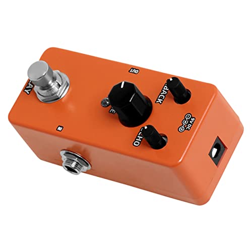 BESTonZON Delay Effect Pedal for Electric Guitar Loop Pedal for Guitar Warm Tone