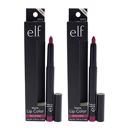 Pack of 2 e.l.f. Matte Lip Color, Berry Sorbet (82472)