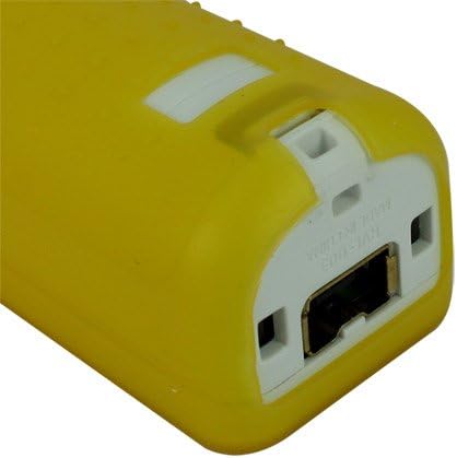 Silicone Skin Case Cover for Nintendo Wii Game Remote Controller and Nunchuk, Orange