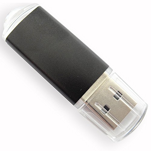 2GB 5PCS USB Flash Drives 2.0 Metal Key Memory Thumb Stick Pendrives with LED Indicator Mixture Colors