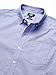 Cutter & Buck Men's Epic Easy Care Stretch Oxford Stripe Button Down Shirt Shirt, French Blue, 4X Big