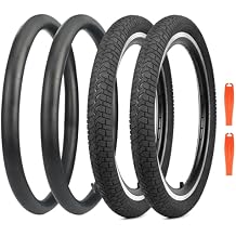 Kids Bike Tire 2 Tires and 2 Tubes 20x2.125 57-406 Folding Tire for Kids Bikes Compatible Fits Most Kids Bikes