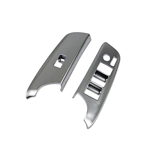 RUIQ トヨタ 新型シエンタ 170系 Sienta 専用 内装 艶消しニッケルメッキドア ウィンドウ ボタン スイッチ パネル カバー ガーニッシュ