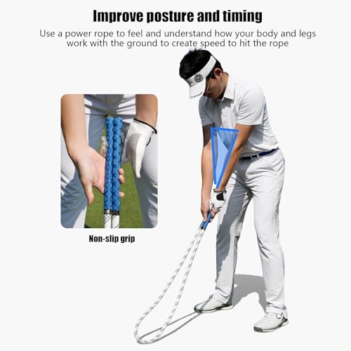 Corde d'entraînement de swing de golf pour progresser au jardin - 4
