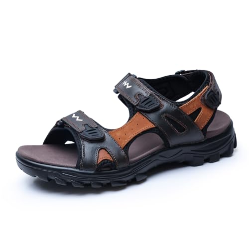 MGGMOKAY Mens Hiking Sandals Outdoor Beach Sandal Closed Toe Waterproof Sport Sandals Water Shoes