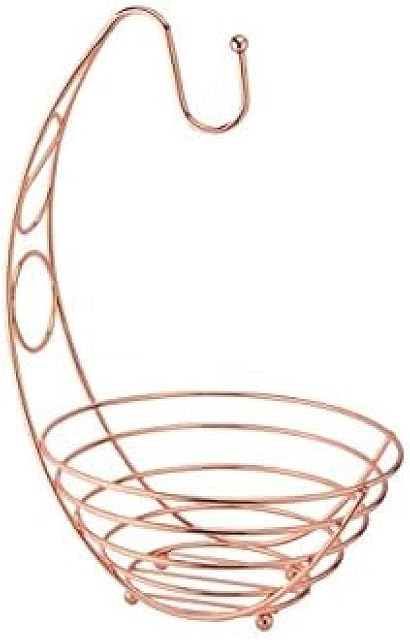 Apollo Housewares Banana Tree Fruit Bowl, Copper, Copper, 24 x 24 x 42 cm