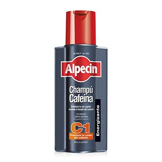 Alpecin Champú Cafeína C1, 1 x 250 ml - champú anticaída