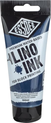 Essdee Block Printing Ink, Prussian Blue, 100ml LPI/17R100