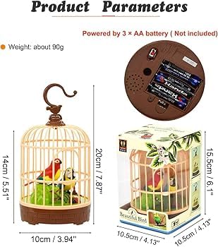 Image of Dream Choice Talking Bird Toy for Kids with , Singing, Speaking and Dancing Features | Fun Educational Toy for Children to Play and Learn at Home