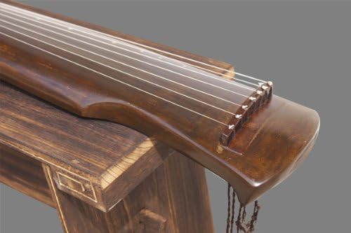 Exquisite Chinese 7 String Instrument Old Fir Wood Guqin Zither Gu Qin